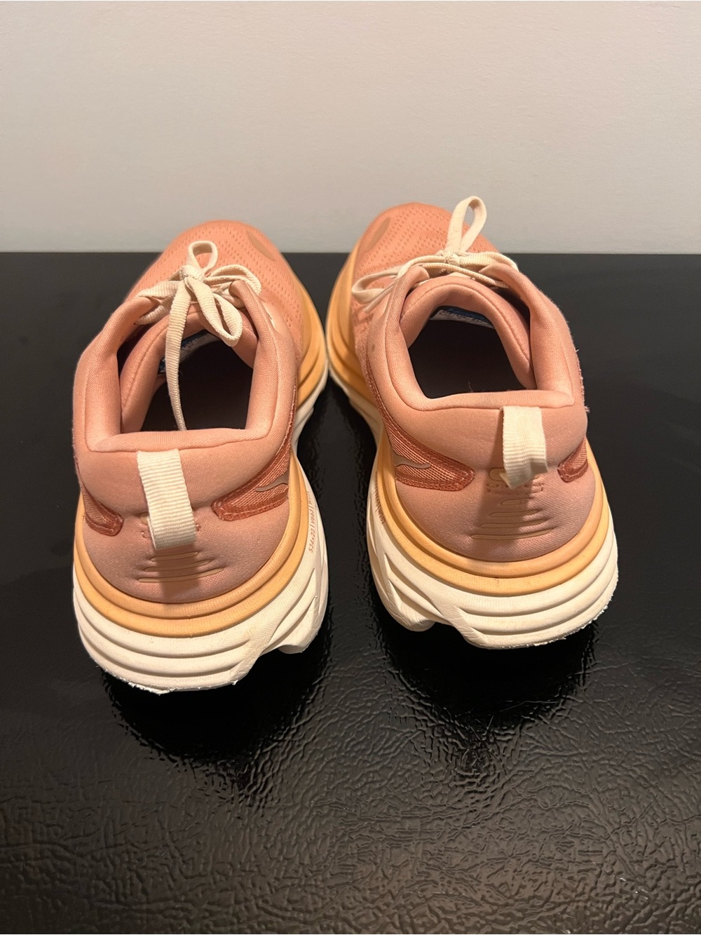 Hoka Women's Bondi 8 sneakers in the Sandstone/Cream colorway Size 9.5 - Picture 5 of 7